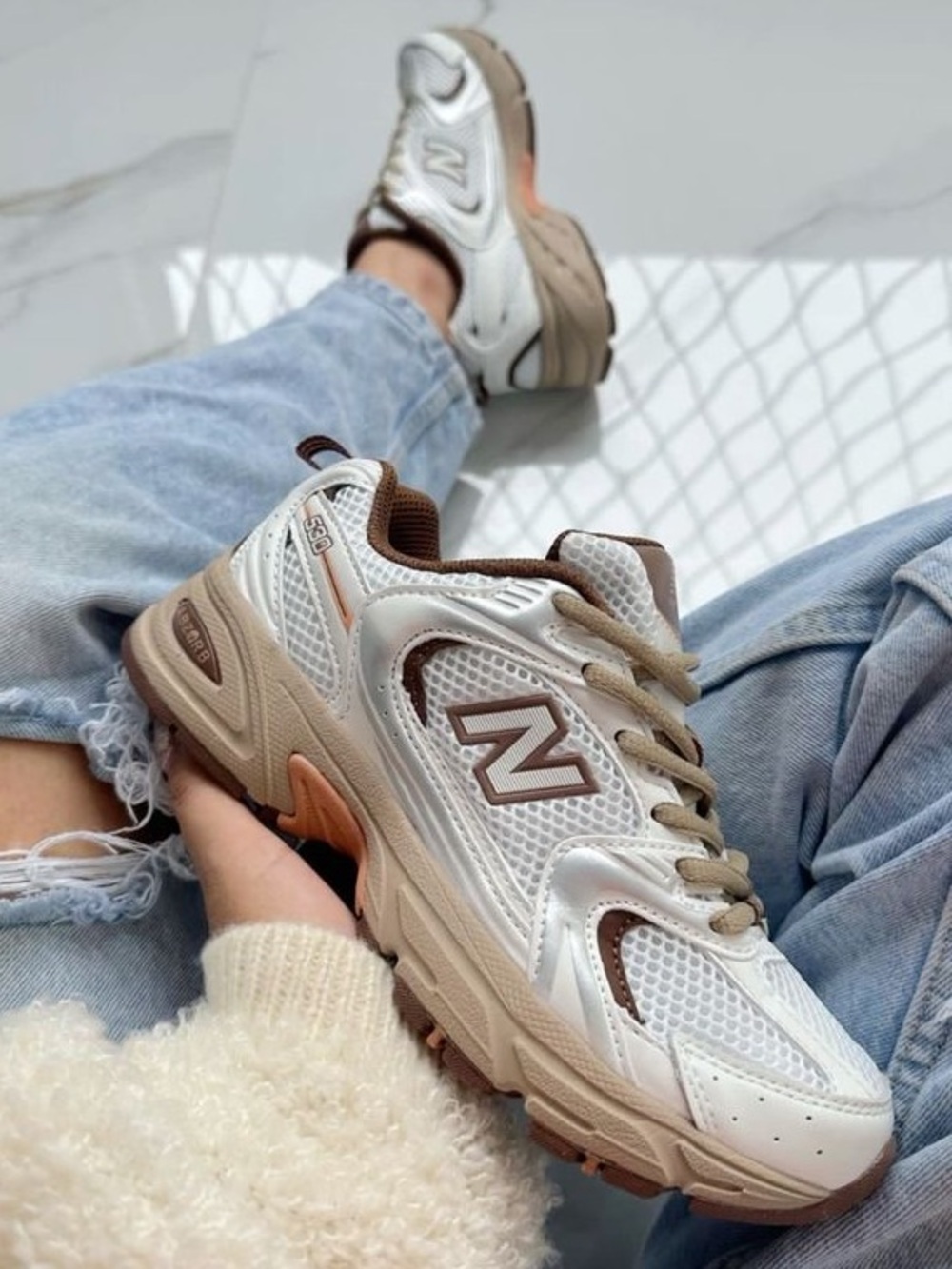 New Balance x Niko and… | 530 Sneakers | Off White Brown